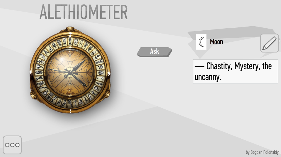 Android application Alethiometer screenshort