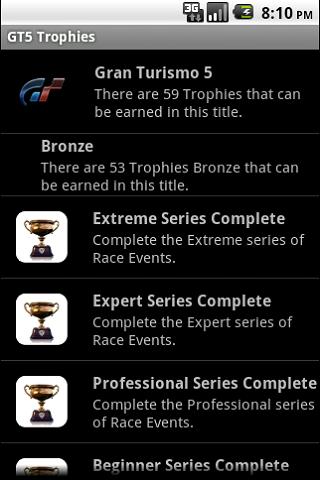 GT5 Trophies