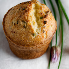 Black Pepper Popovers with Chives and Parmesan