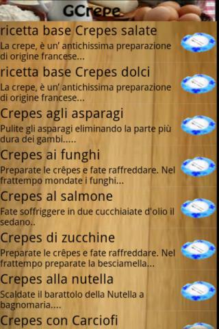 crepe ricette free