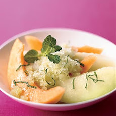 Summer Melon with Basil-Mint Granita