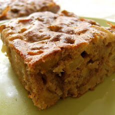A Healthier Apple Nut Snack Cake