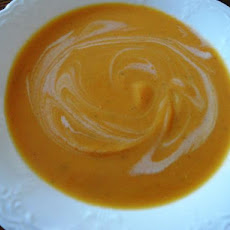 Cream of Carrot Soup With Ginger and Rosemary