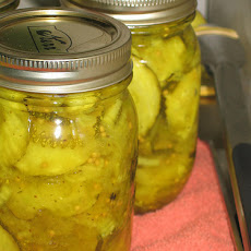 Zucchini Squash Pickles With Ginger and Lemongrass