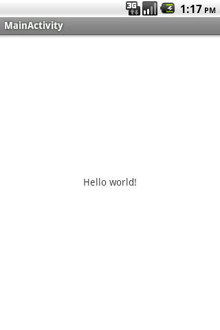 Hello World basics