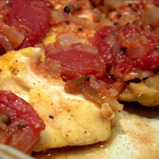 Baked King Fish/ Cod in Tomato sauce