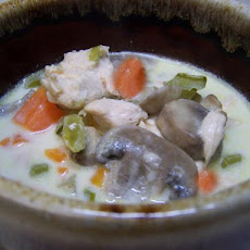 Uncanned Creamy Chicken Mushroom Soup