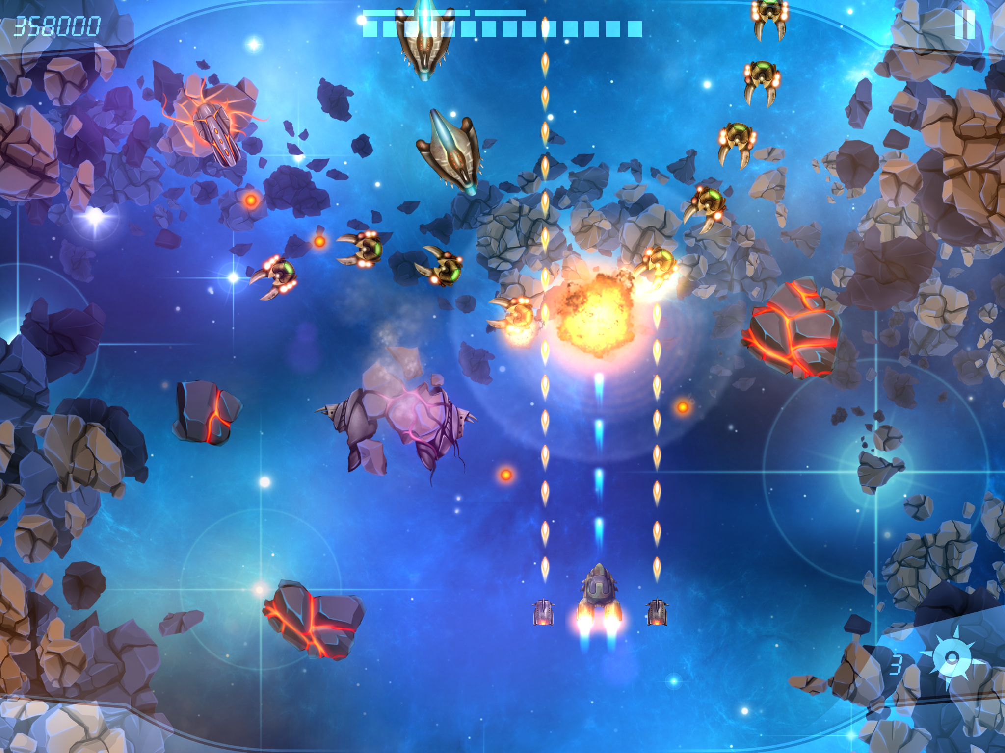 Android application M.A.C.E. Space Shooter screenshort