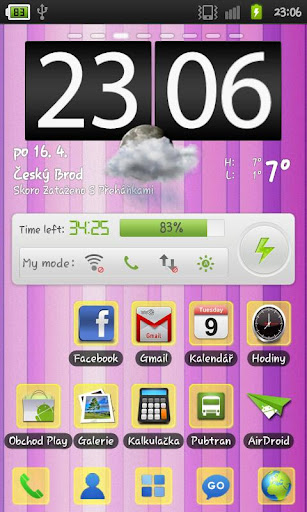 Glass yellow Go theme