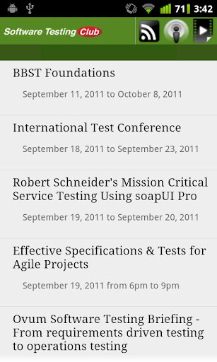 【免費新聞App】Software Testing Club-APP點子