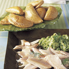 Cucumber-Avocado Salad with Smoked Trout