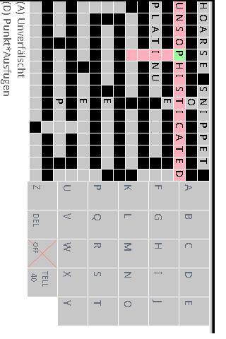 German English Crossword