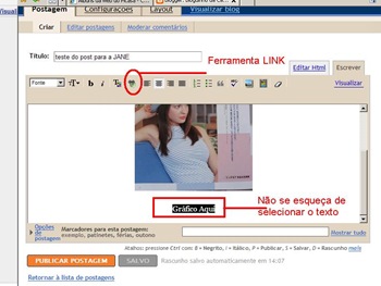 link no blog