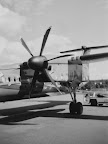 Our transport north - yes, that's an airplan with propellers