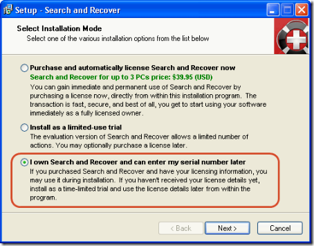 activate-search-and-recovery