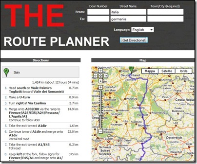 route planner