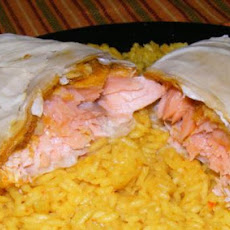 Salmon Korma Phyllo Rollups (Easy & Fast)
