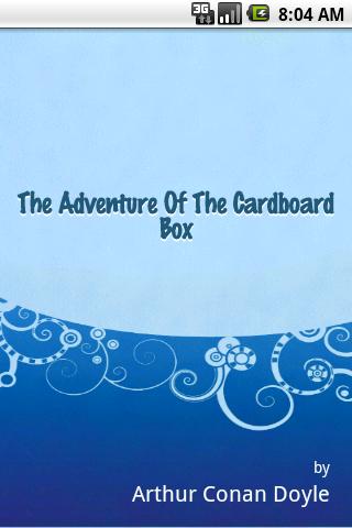 The Adventure Of Cardboard Box