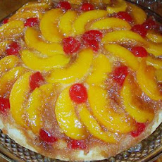 Iron Skillet Peach Upside Down Cake