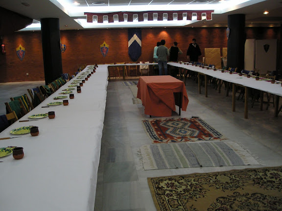 Banquete medieval para boda o evento de empresa