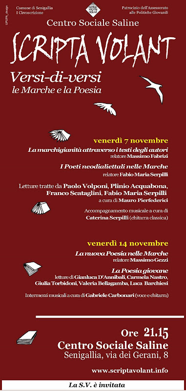 Scripta Volant - Versi-di-versi - Le Marche e la Poesia (invito)
