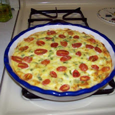 Mushroom Crust Quiche