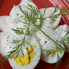 Russian Eggs With Horseradish Sauce