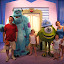 Wykles with Sulley and Mike.
