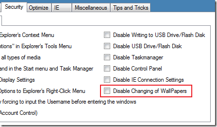 WinBubble: Enable/Disable Changing of Wallpapers - Unlock For Us