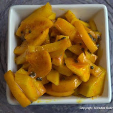 Quick Mango Meyer lemon relish