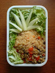 pineapple rice bento