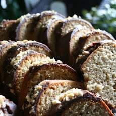 Peanut Butter Bundt Cake With Chocolate Glaze