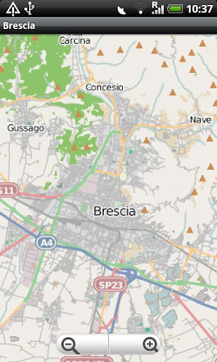 Brescia Street Map