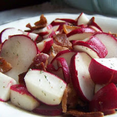 Radi-salat Mit Speck - German Radish Salad With Bacon
