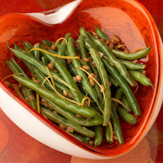 Lemon-Butter Green Beans with Pine nuts