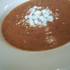 Uncle Bill's Tomato Soup With Feta Cheese