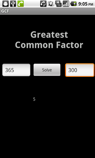 GCF Calculator