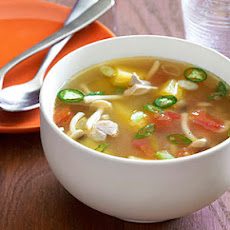 Pineapple Chicken Soup with Lemon Verbena