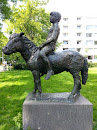 Boy on Horse Statue