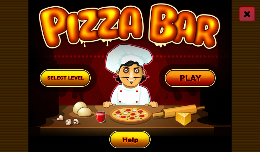 Android application Pizza Bar screenshort