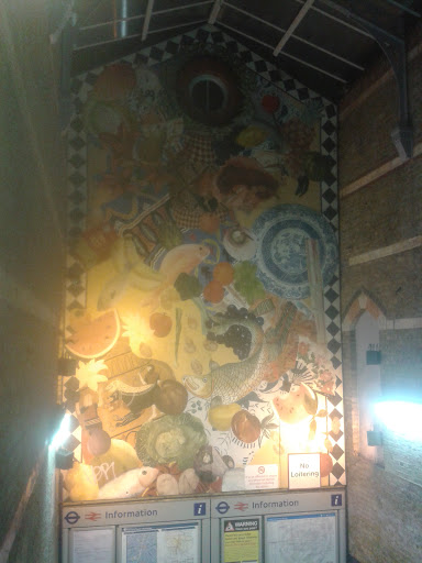 2nd Brixton Market Mural In Train Station