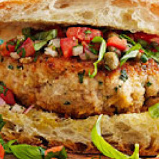 Sicilian-Style Tuna or Swordfish Burgers