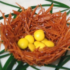 Homemade Noodles Bird’s Nest