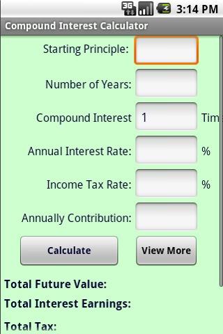 Compound Interest Calculator