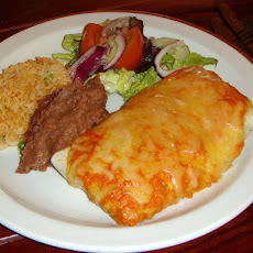 Layered Chicken Enchiladas