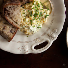 Herb Cream Cheese Scrambled Eggs