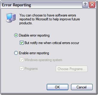 error-reporting