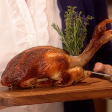 Roast Chicken with Brioche Stuffing