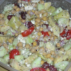 Greek Garbanzo Bean Salad