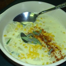 Corn, Potato and Cheese Soup